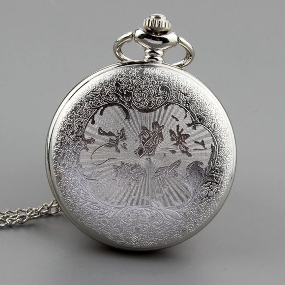 Captain America Pocket Watch Marvel Gift NEW Shield Necklace Jewelry - Picture 4 of 6